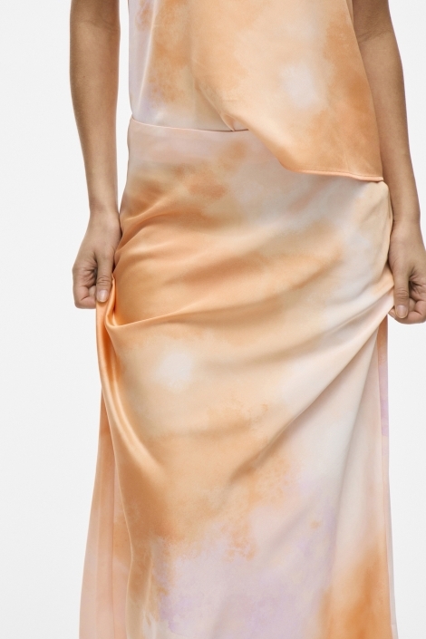 Vila viellette hw midi skirt - noos